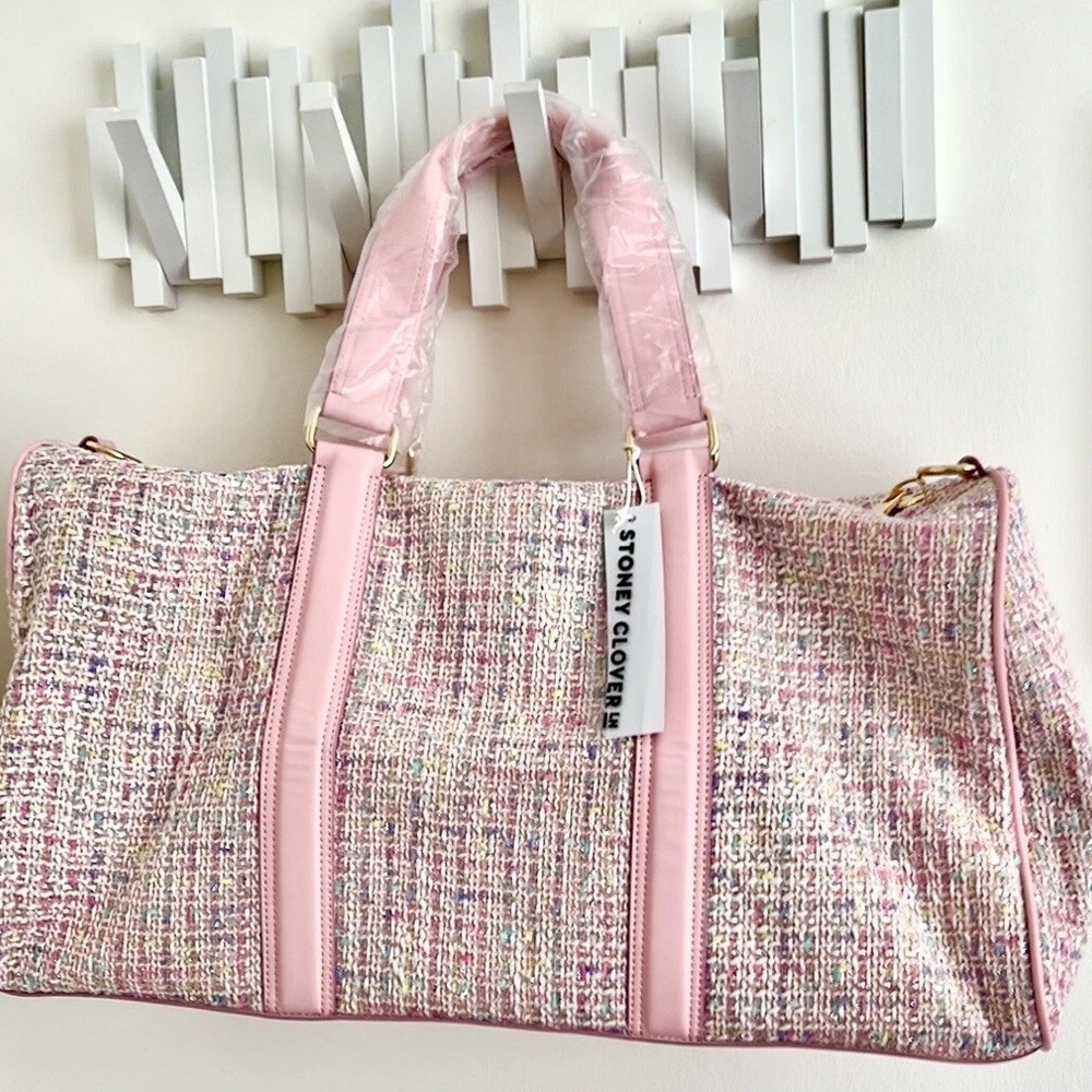 Stoney Clover Lane Multicolor Tweed Travel Bag